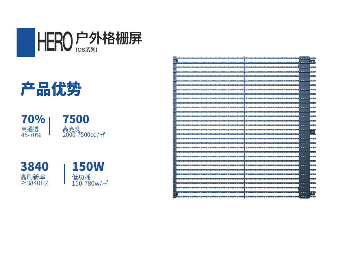 戶外格柵屏的防水等級選擇？